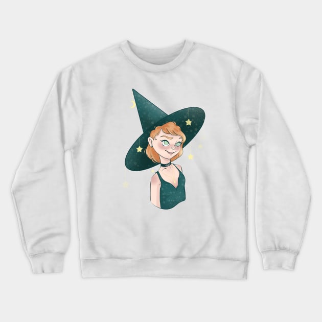 Forest witch Crewneck Sweatshirt by Four Seasons Fox